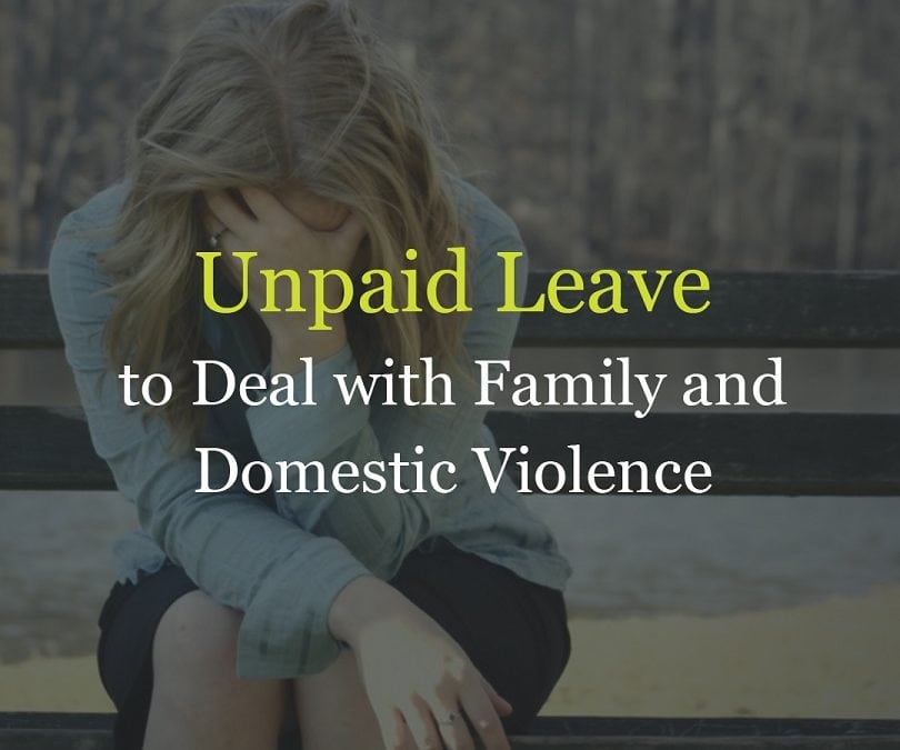 Unpaid Leave for Violence